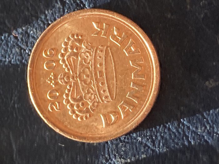  Münze Münzen Umlaufmünze Dänemark 25 Öre 2006   