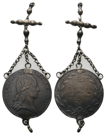  Silbermedaille o.J.; tragbar, 23,55 g; Ø 39,9 mm   