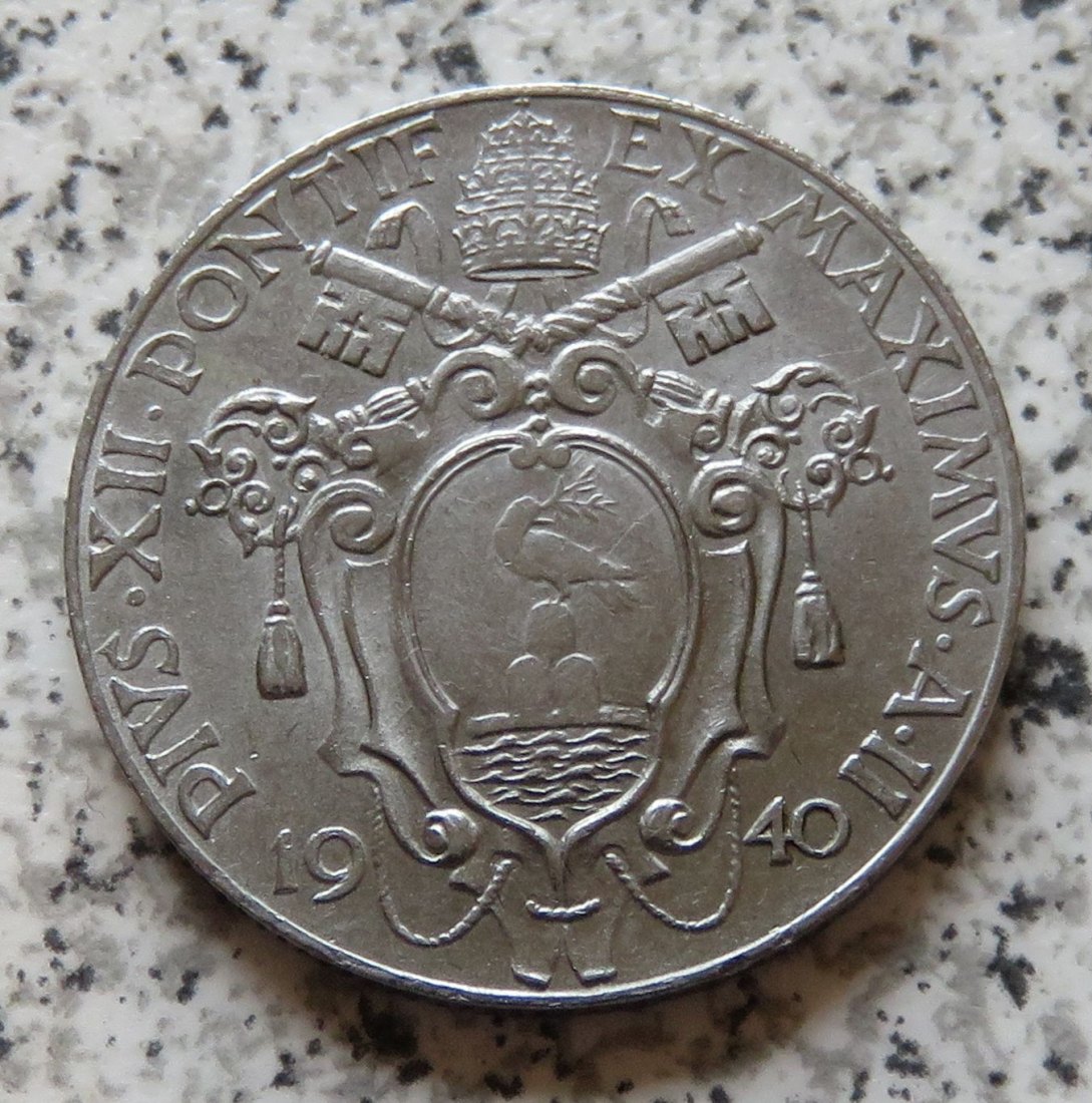 Vatikan 1 Lira 1940   
