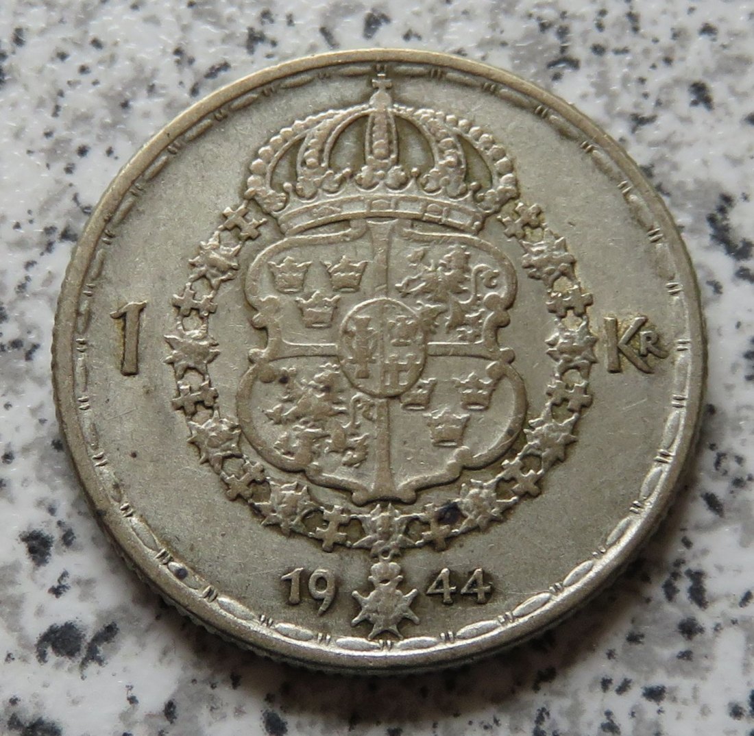  Schweden 1 Krona 1944   
