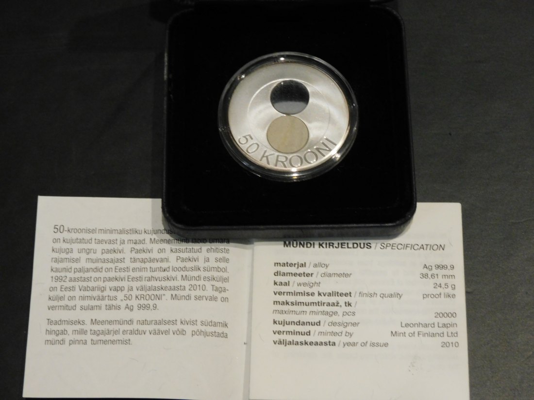 ESTONIA 50 KROON 2010.GRADE-PLEASE SEE PHOTOS.   