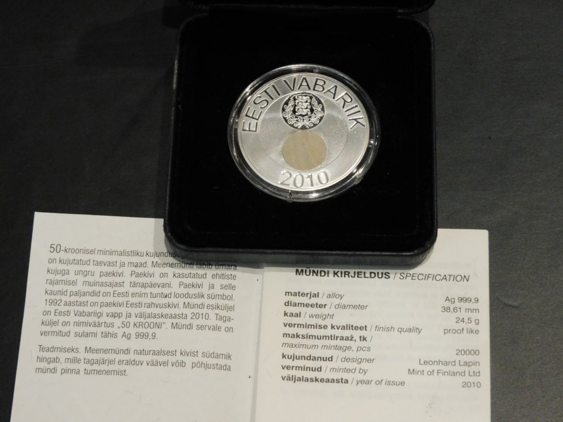  ESTONIA 50 KROON 2010.GRADE-PLEASE SEE PHOTOS.   