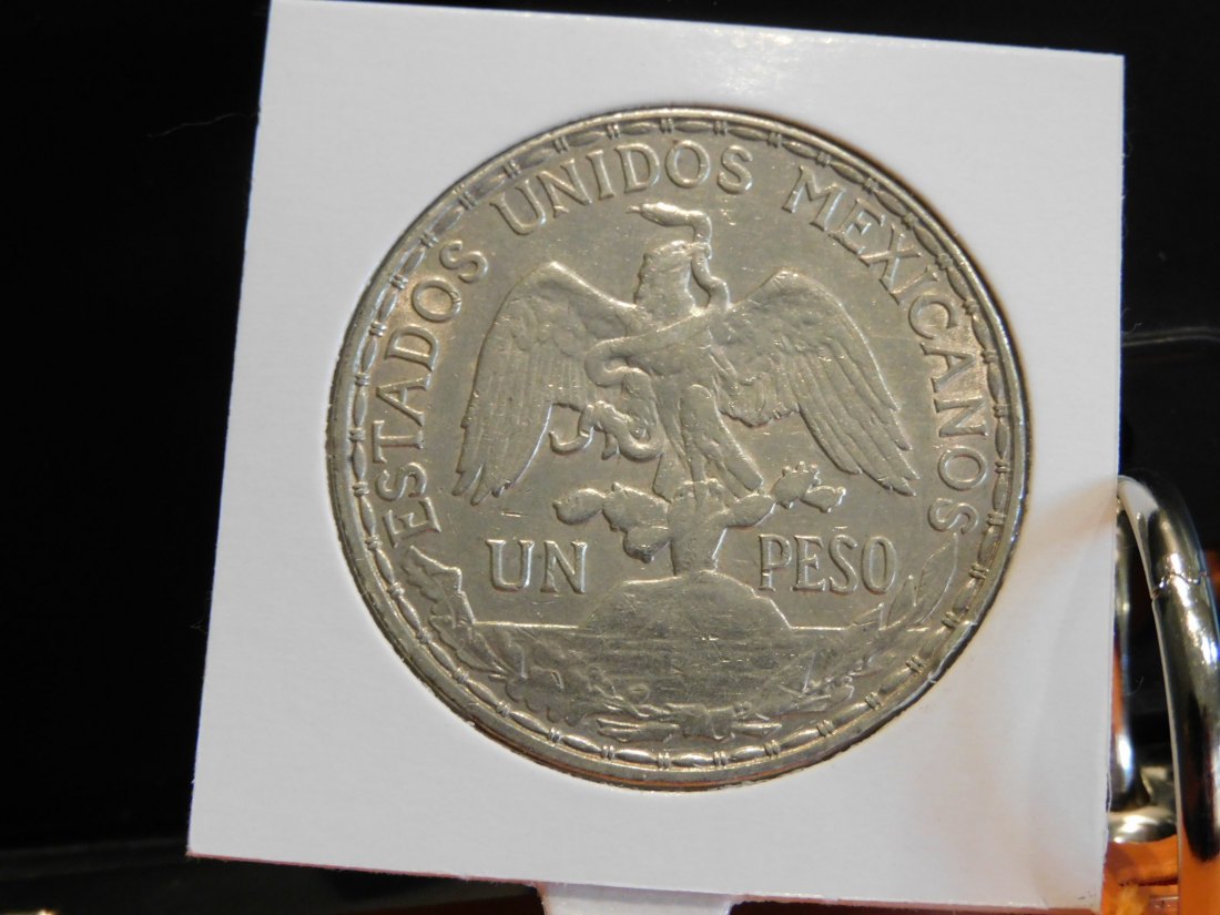  MEXICO 1 PESO 1910.GRADE-PLEASE SEE PHOTOS.   