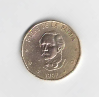  1 Peso Dominikanische Republik 1992 (N457)   
