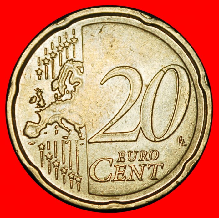  Ⰿ NORDIC GOLD (2007-2026): FRANCE ★ 20 EURO CENTS 2008 ERROR! DIE A! LOW START ★ NO RESERVE!   