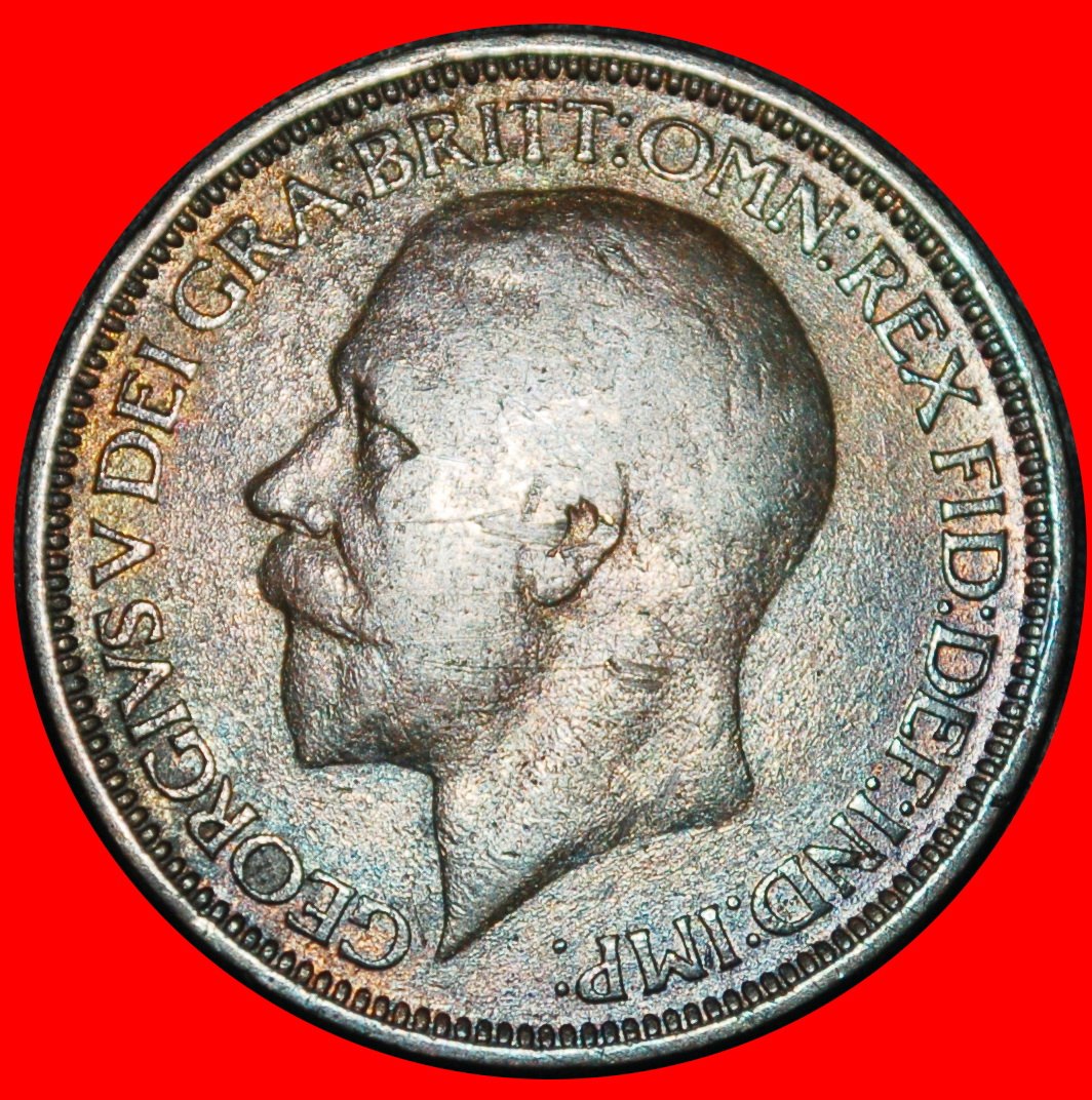  Ⰿ MISTRESS OF SEAS:GREAT BRITAIN★HALF PENNY 1925★GEORGE V 1911-1936 UNCOMMON★LOW START ★ NO RESERVE!   