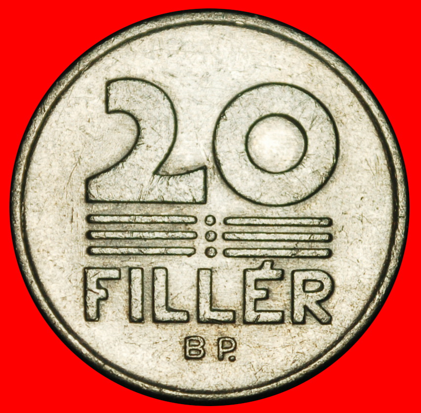  Ⰿ TRANSITIONAL COMMUNIST WHEAT (1990-1996): HUNGARY ★ 20 FILLERS 1990 LUSTRE★LOW START ★ NO RESERVE!   