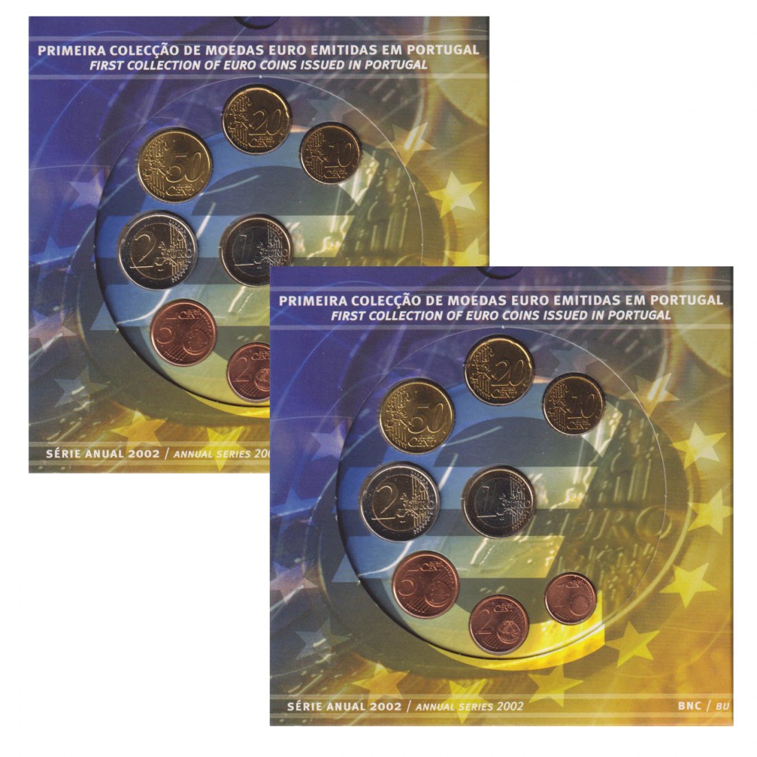  Offiz. 2x KMS Portugal *Serie - Anual* 2002   