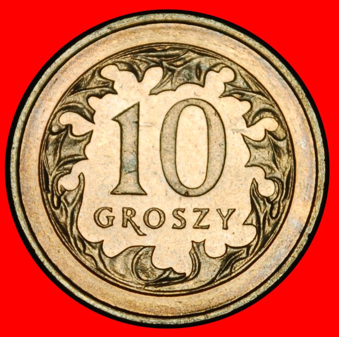  Ⰿ PRIVATE MINT (1990-2025):POLAND★10 GROSZES 1992! UNC MINT LUSTRE! UNCOMMON★LOW START ★ NO RESERVE!   
