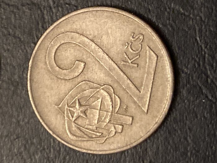  Münze Münzen Umlaufmünze Tschechoslowakei 2 Kronen 1972   