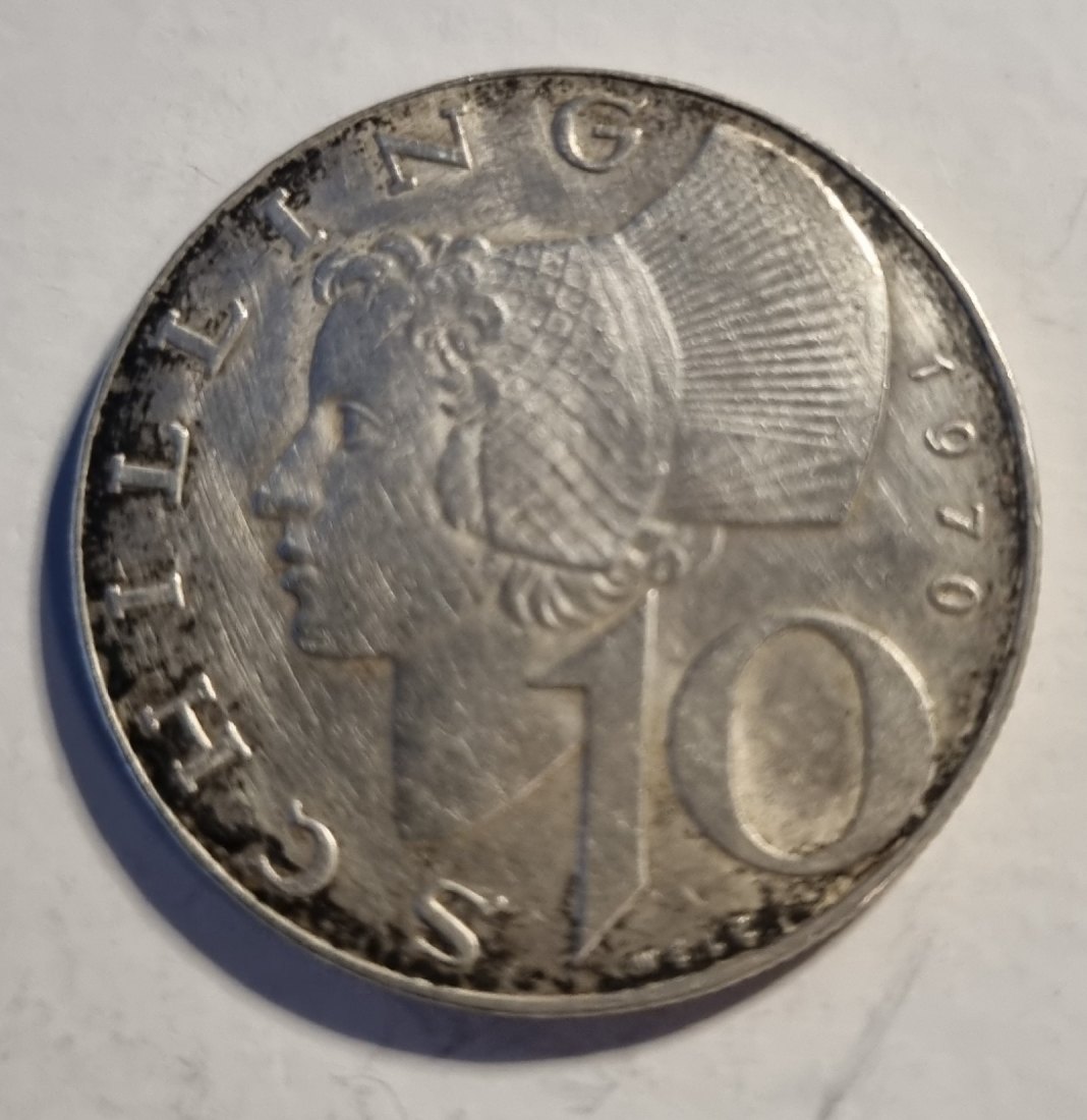 Österreich 10 Schilling 1970