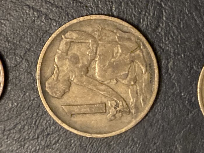  Münze Münzen Umlaufmünze Tschechoslowakei 1 Krone 1964   