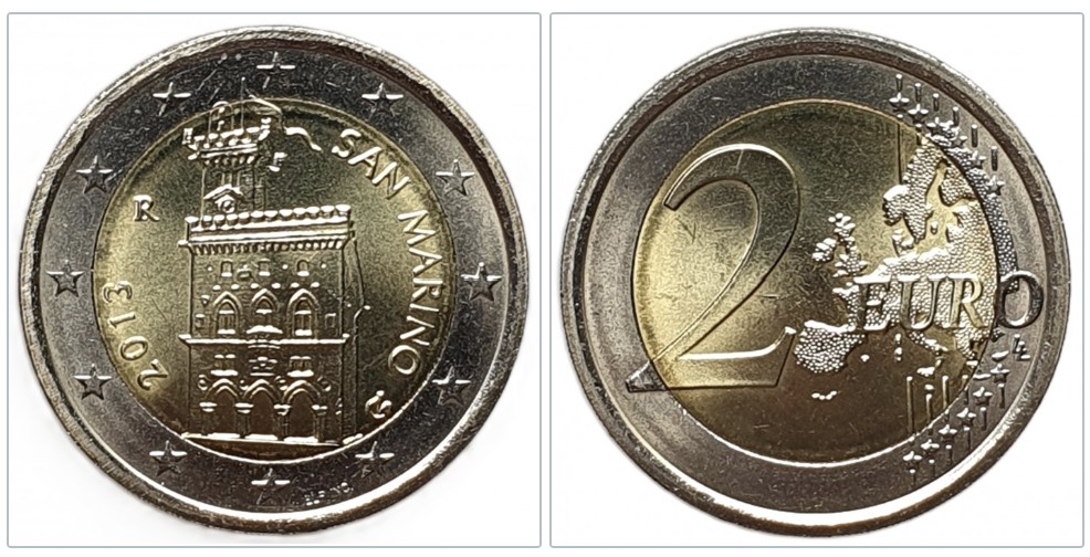  San Marino 2 Euro 2013 Kursmünze #440   