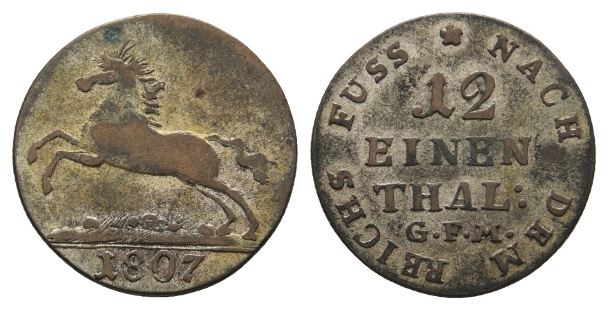  Altdeutschland; Kleinmünze   