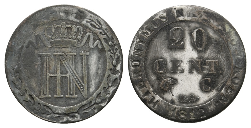  Altdeutschland; Kleinmünze 1812   