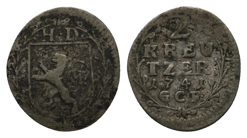  Altdeutschland; Kleinmünze 1741   