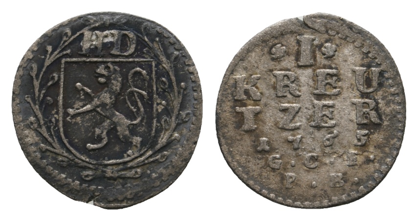  Altdeutschland; Kleinmünze 1765   