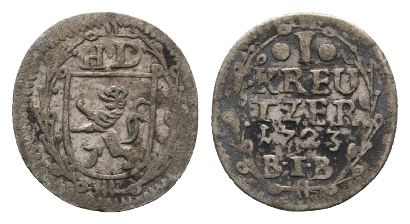  Altdeutschland; Kleinmünze 1723   