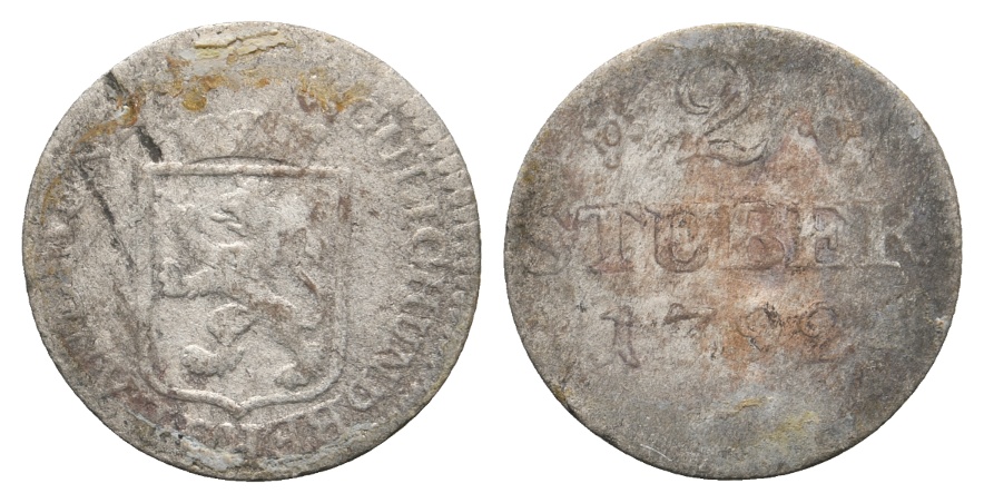  Altdeutschland; Kleinmünze 1792   