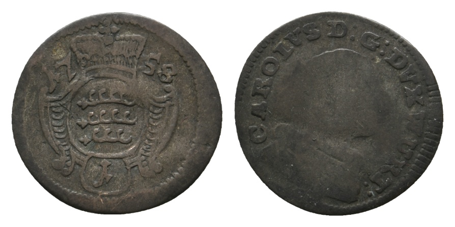  Altdeutschland; Kleinmünze 1758   
