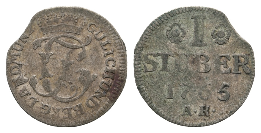  Altdeutschland; Kleinmünze 1765   