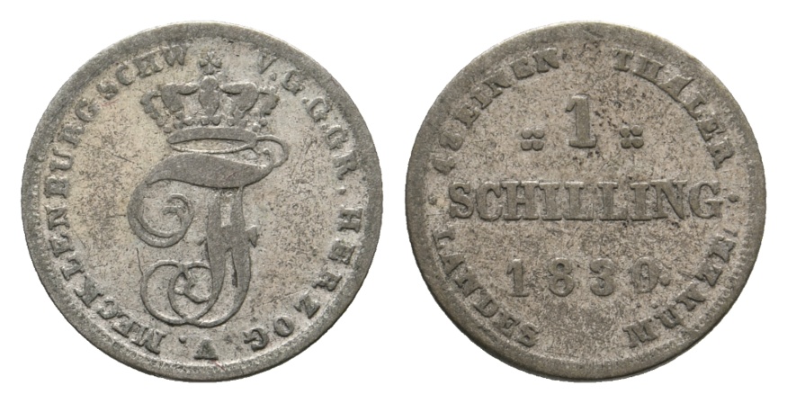  Altdeutschland; Kleinmünze 1830   