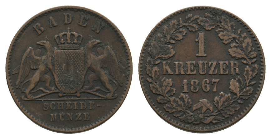 Altdeutschland; Kleinmünze 1867   