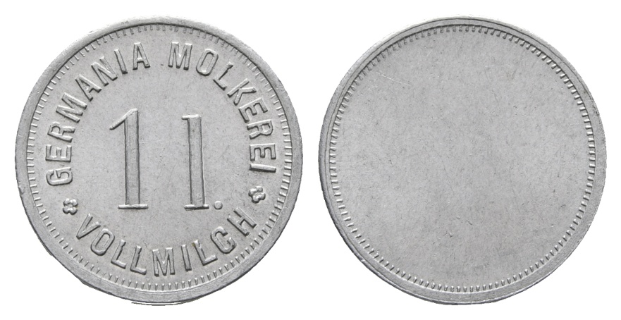  Bayern, Augsburg, Germania Molkerei 1 l. Vollmich; Menzel 977.1   