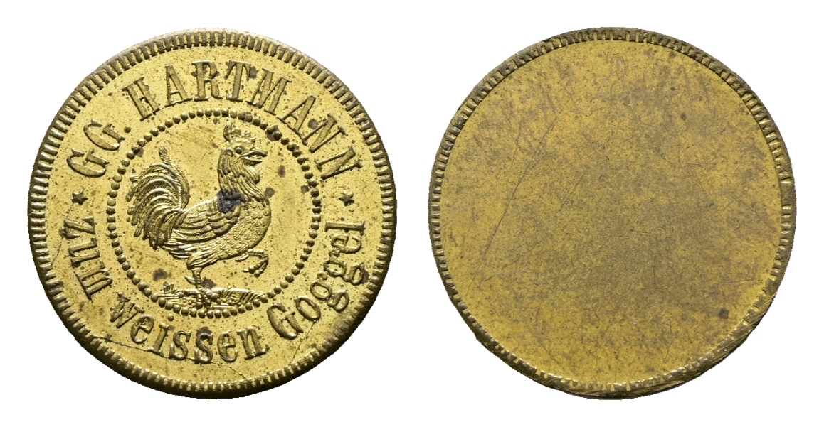  Bayern, Augsburg, GG. Hartman zum weissen Goggel; Menzel -   