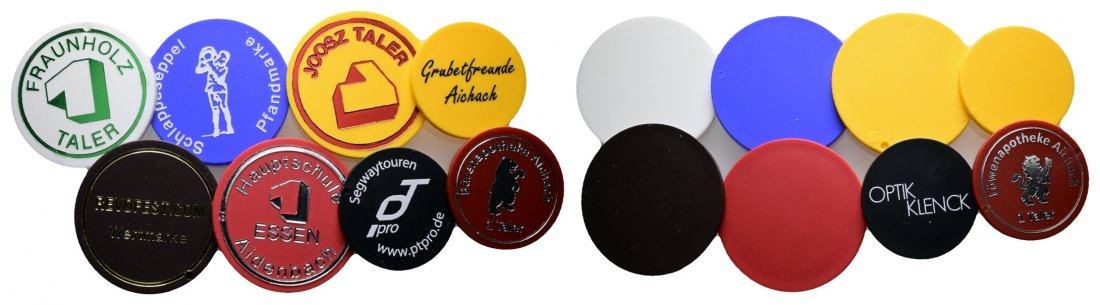  Bayern, A; diverse Kunststoffmarken; Menzel - (8 Stück)   