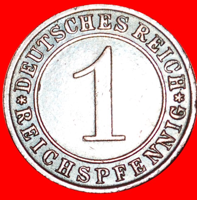  Ⰺ THIRD REICH (1933–1945): GERMANY ★ 1 REICHSPFENNIG 1935D BAVARIA! ★LOW START ★ NO RESERVE!   