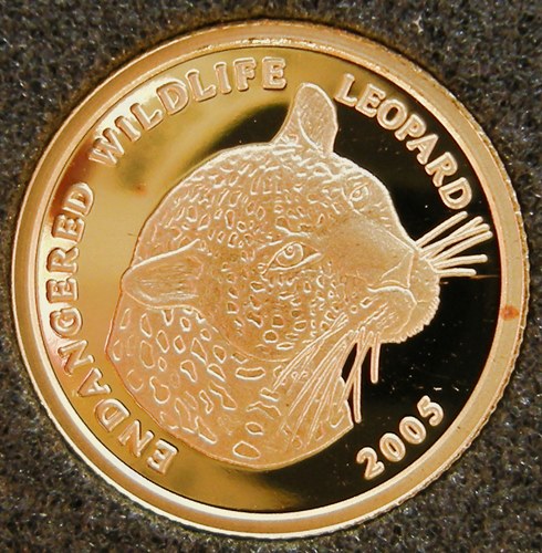  Benin 1500 Frances 2005, Au 999, 1,24 g fein   