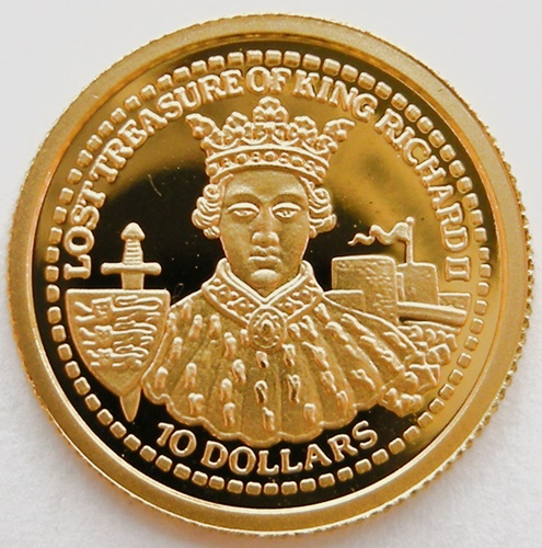  Fiji 10 Dollar 2003, Au 9999, 1,24 g fein   