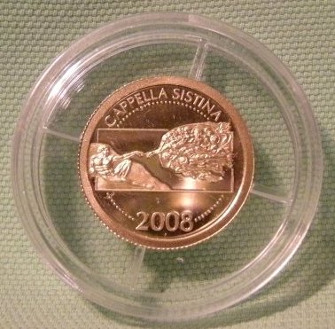  Liberia 25 Dollar 2008, Au 999, 1,24 g fein   