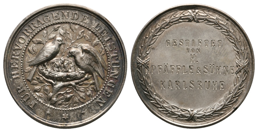  Silberemedaille o.J.; 19,32 g; Ø 35,4 mm   