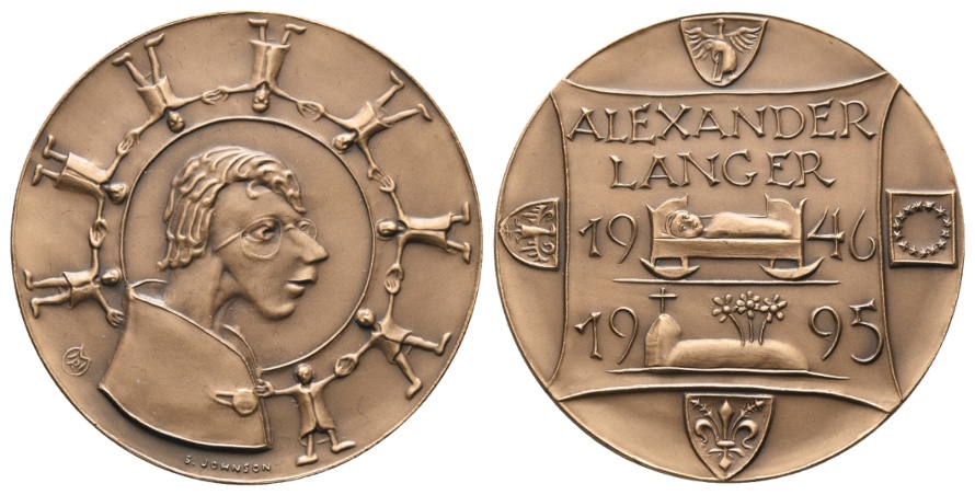  Alexander Langer; Bronzemedaille 1995; 46,53 g; Ø 50,7 mm   