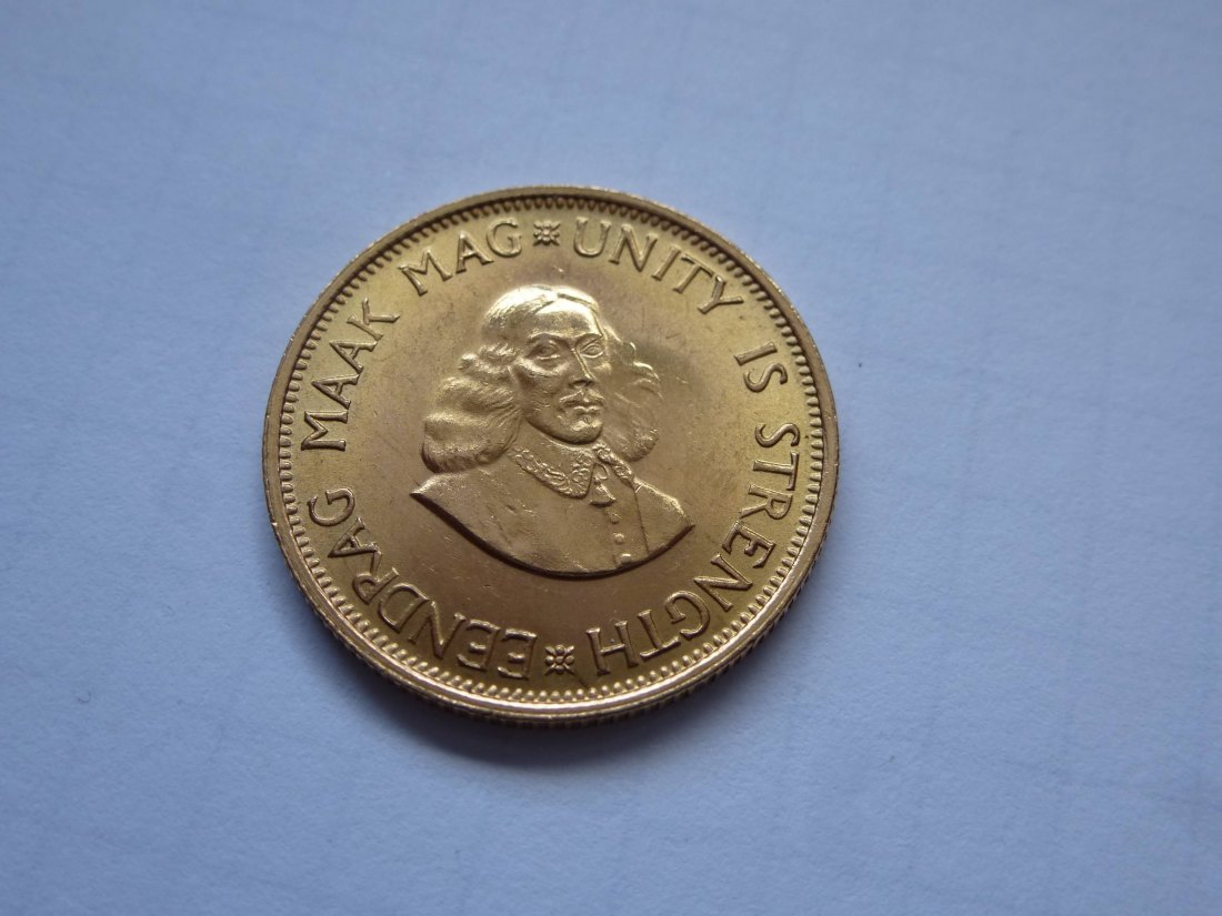  2 Rand Gold Südafrika 1966,Prägefrisch!   