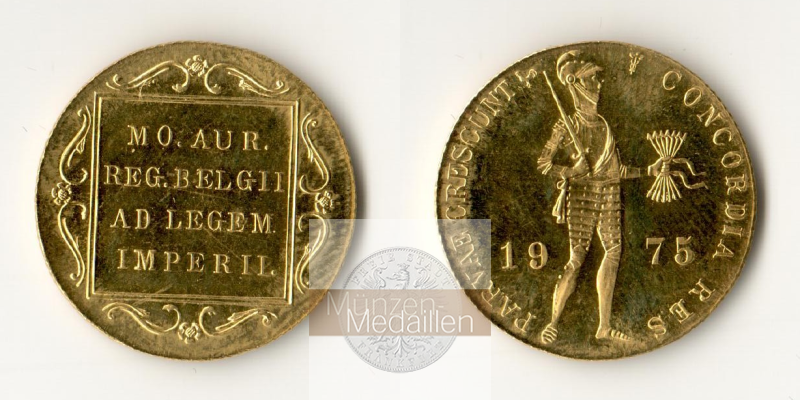  Niederlande 1 Ducat (Trade Coinage) 1975 (1960-1985) MM-Frankfurt KM# 190.1 Feingold: 3,44g   