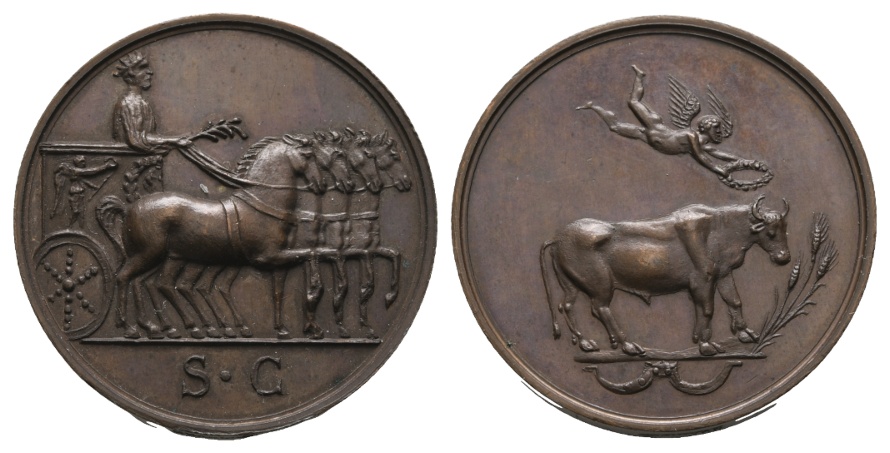  Bronzemedaille o.J.; 19,34 g; Ø 35 mm   