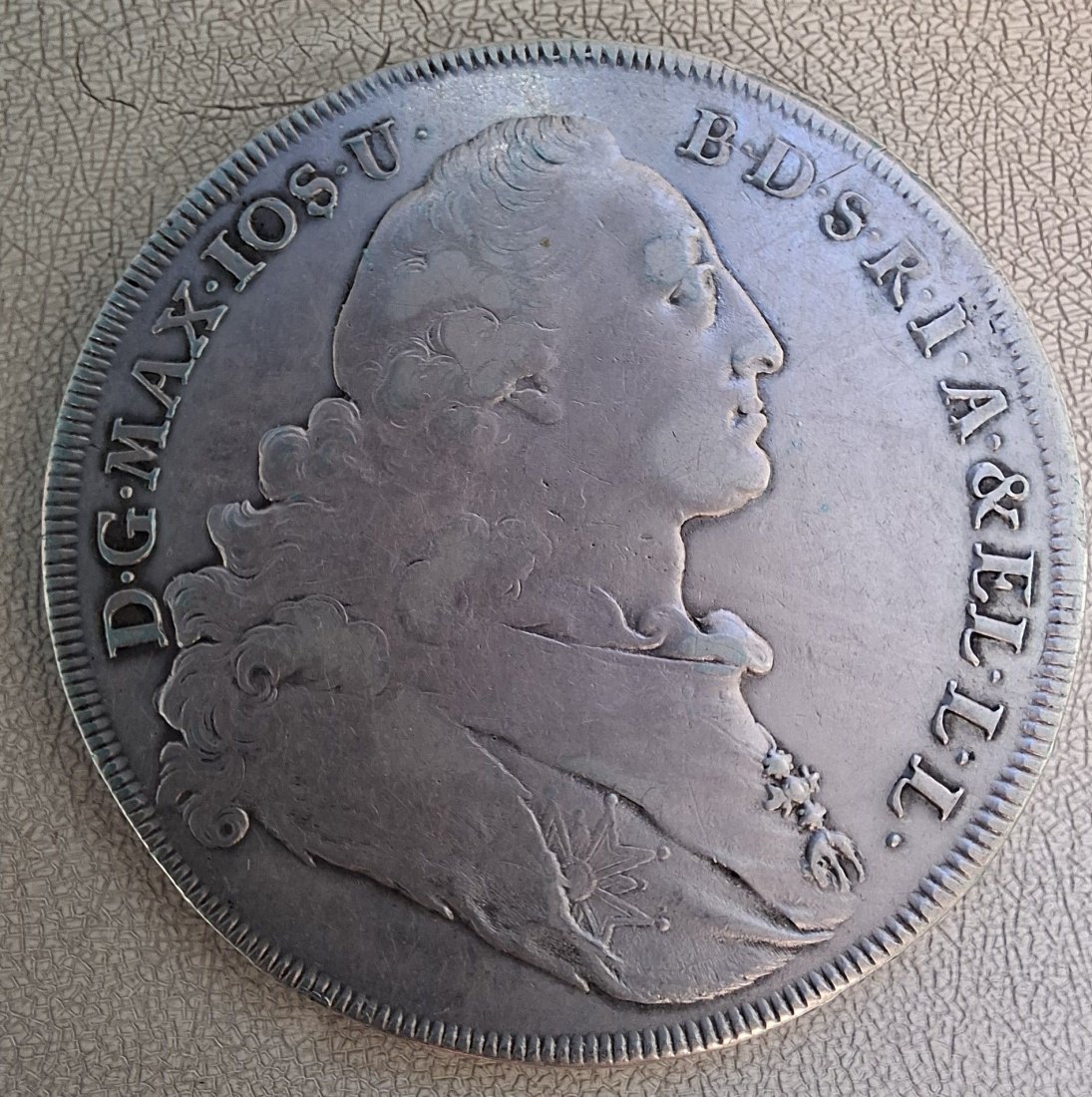  Bavaria 1 Konventions-/Madonnentaler Maximilian III Joseph 1771 Silber   