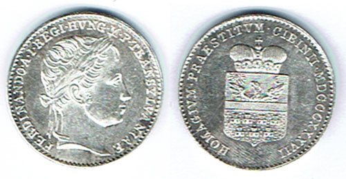  SZAIVERT KAISERREICH ÖSTERREICH FERDINAND I. HULDIGUNG SIEBENBÜRGEN JETON AR   