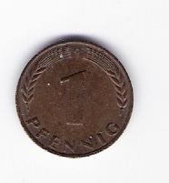 Deutschland  1 Pfennig 1966 G 
