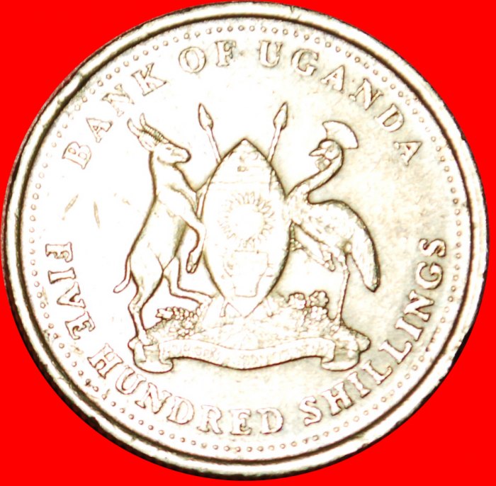  Ⰺ KANADA (1998-2022): UGANDA ★ 500 SHILLING 1998 KRAN! OHNE VORBEHALT!   