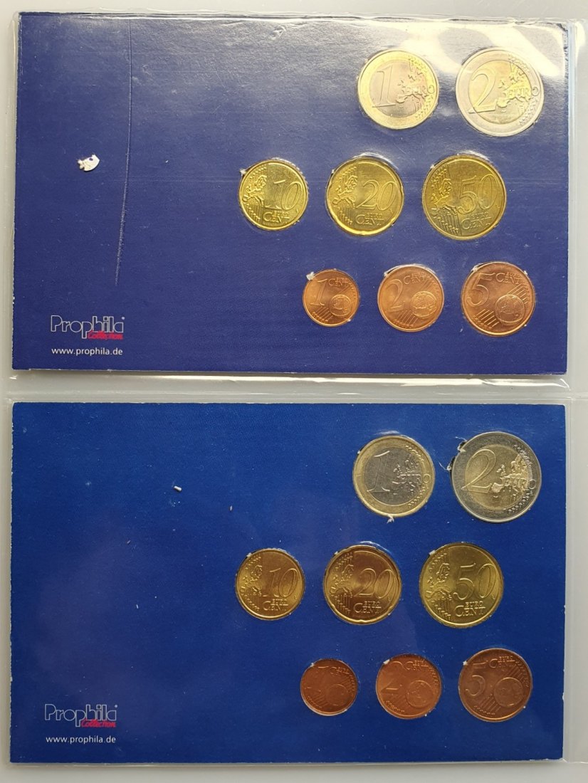  Malta 2008 Slowakei 2009 2 x Euro KMS Nominalwert zusammen 7,76 Euro   