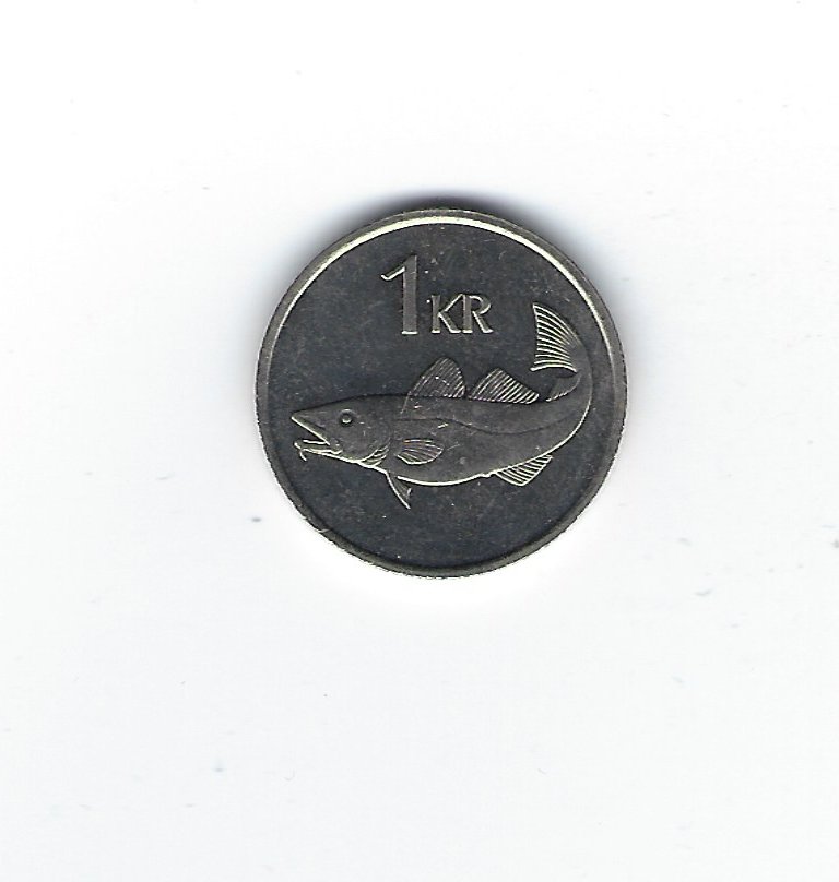  Island 1 Krona 1981   