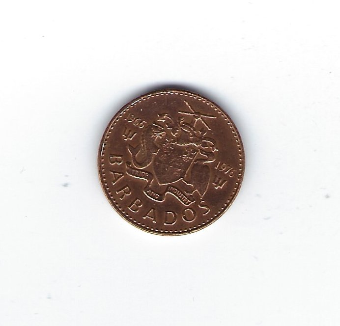  Barbados 1 Cent 1976 Unabhängigkeit   