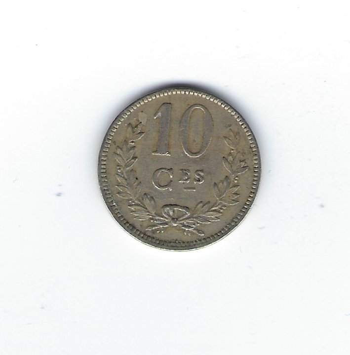  Luxemburg 10 Centimes 1924   