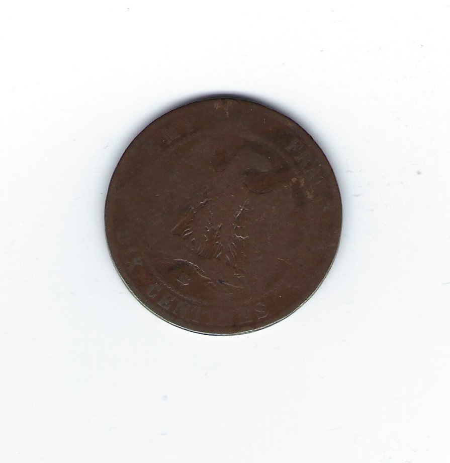  Frankreich 10 Centimes Napoleon III   