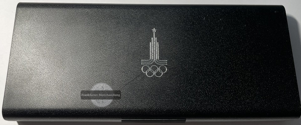  Russland (Sowjetunion) 1979 5/10 Rubel Olympia 1980 Moskau LOT FM-Frankfurt Feinsilber: 119,92g   