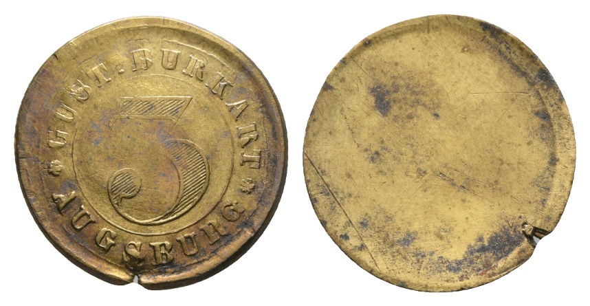  Bayern; Augsburg Gust. Burkart KZ: 3; Menzel 983   
